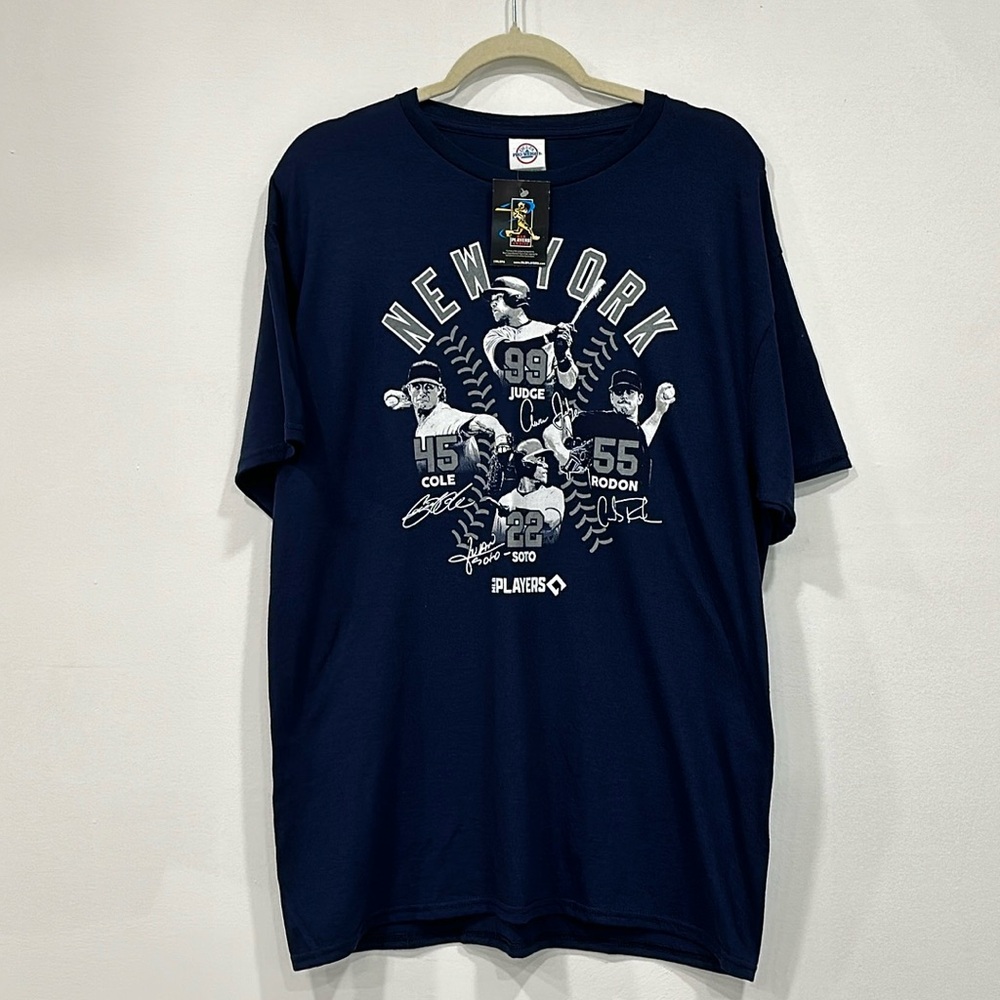 New York Yankees TEAM T Shirt Tee MLB Players Choice SOTO JUDGE COLE RODON Large